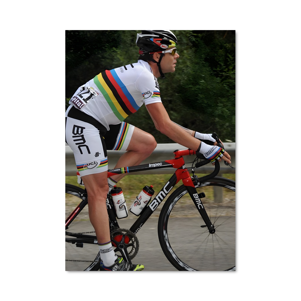 Poster Cadel evans – affiche Cyclisme